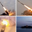 Zdjęcia dokumentujące próby rakietowe opublikowane przez agencję KCNA