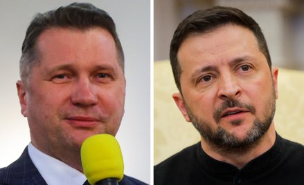 Przemysław Czarnek i Wołodymyr Zełenski