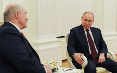 Aleksander Łukaszenko u Władimira Putina