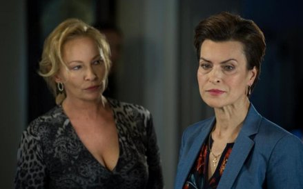 Katarzyna Gniewkowska i Danuta Stenka w "Zaręczynach"