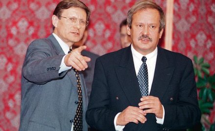 Jak wicepremier z wicepremierem. Leszek Balcerowicz i Janusz Steinhoff, październik 1998 roku