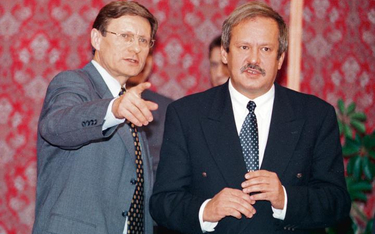 Jak wicepremier z wicepremierem. Leszek Balcerowicz i Janusz Steinhoff, październik 1998 roku