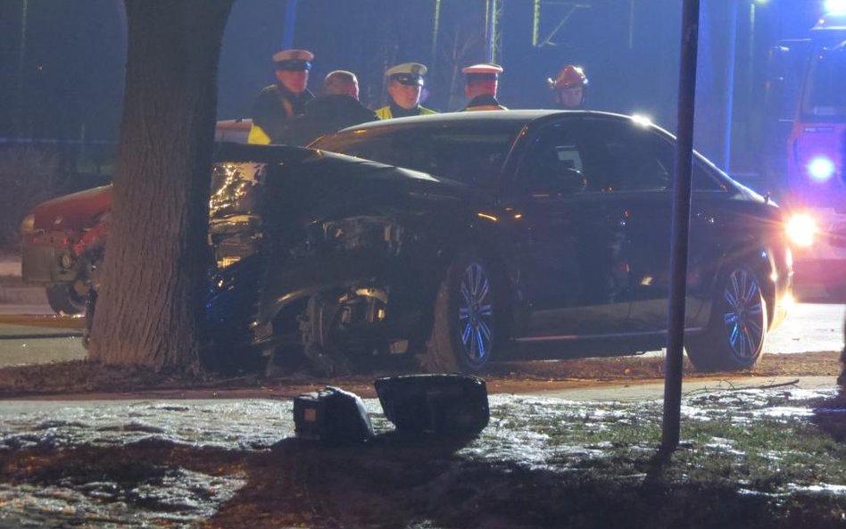 Prokuratorzy nie chcieli uznać, że wyłączną winę za wypadek rządowego auta ponosi młody kierowca sei