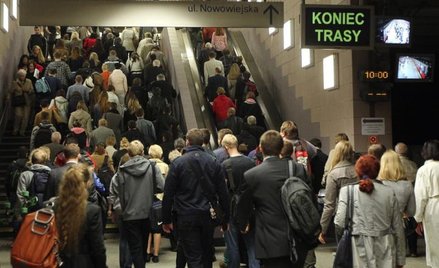 Paraliż metra 13 maja