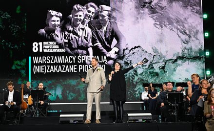 Obchody 81. rocznicy wybuchu Powstania Warszawskiego. Prowadzący koncert „Warszawiacy śpiewają (nie)