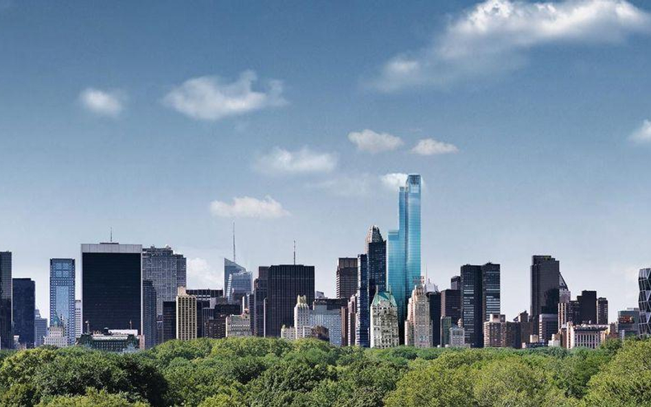 Widok na Manhattan i budynek One57