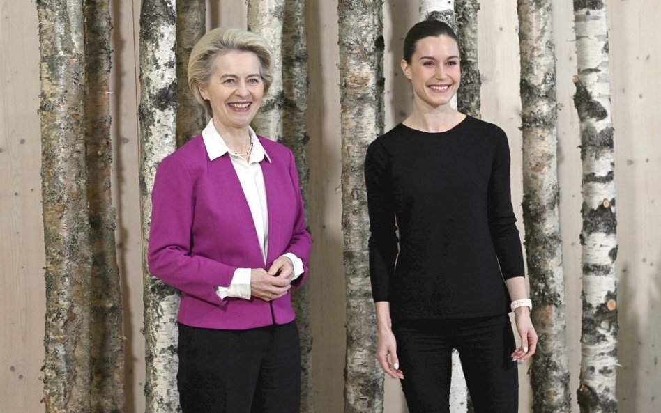 Ursula von der Leyen i Sanna Marin