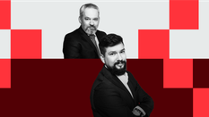 Michał Szułdrzyński, zastępca redaktora naczelnego „Rzeczpospolitej” i Michał Płociński, szef działu