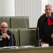 Prokuratorzy Zbigniew Synak i Dariusz Makowski podczas posiedzenia Trybunału Stanu ws. immunitetu pr