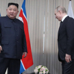 Kim Dzong Un w czasie spotkania z Władimirem Putinem