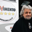 Beppe Grillo, przywódca Ruchu Pięciu Gwiazdek