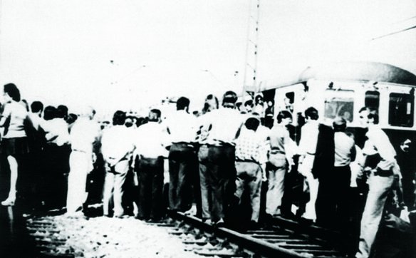 Blokada ruchu pociągów miała na celu poinformowanie mieszkańców innych regionów kraju o strajku