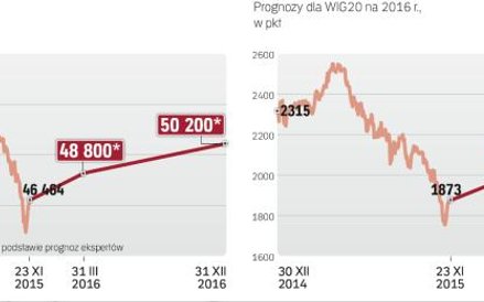 Analitycy spodziewają się umiarkowanej zwyżki w 2016 r.