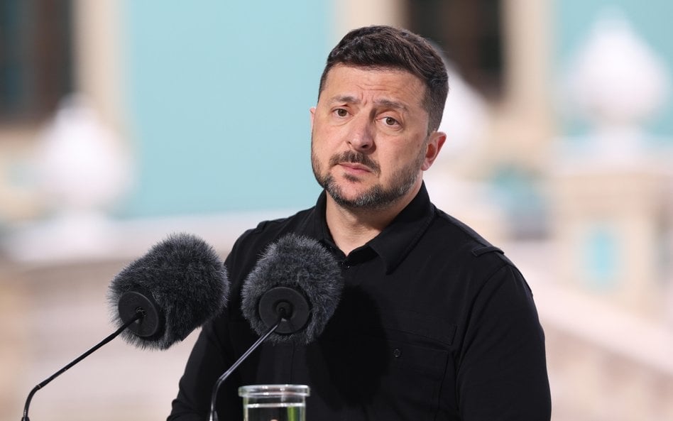 Prezydent Ukrainy Wołodymyr Zełenski