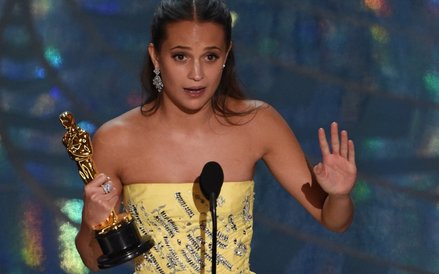 Oscar w kategorii najlepsza aktorka drugoplanowa - Alicia Vikander za rolę w Dziewczynie z portretu