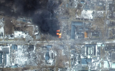 Zdjęcia satelitarne zniszczeń w Mariupolu
