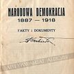 Okładka „Narodowej Demokracji” z 1933 roku