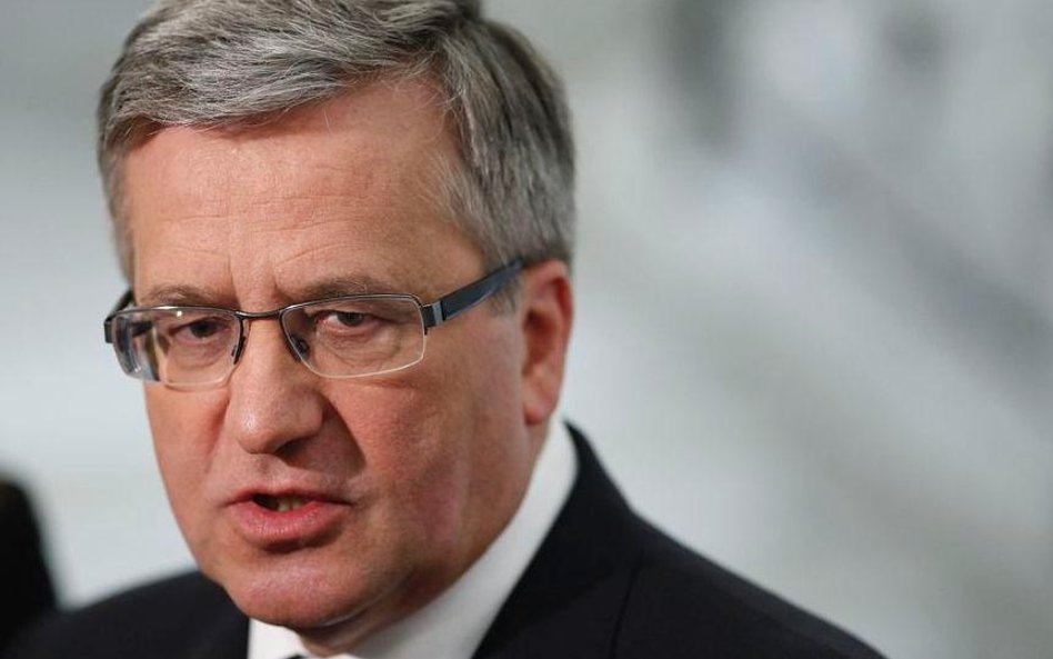 Prezydent Bronisław Komorowski