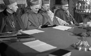 Architekci „Orędzia”: abp Antoni Baraniak, kardynał Karol Wojtyła, prymas Polski kardynał Stefan Wys