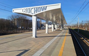 Mieszkańcy doczekają się chodników prowadzących do nowej stacji PKP