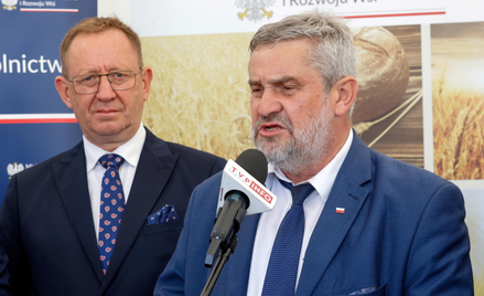 Byli ministrowie rolnictwa w rządzie PiS - Robert Telus (2023) i Jan Krzysztof Ardanowski (2018-2020