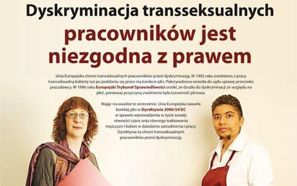 Bronią dyskryminowanych transseksualistów