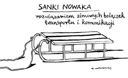 Komentarz rysunkowy. Sanki