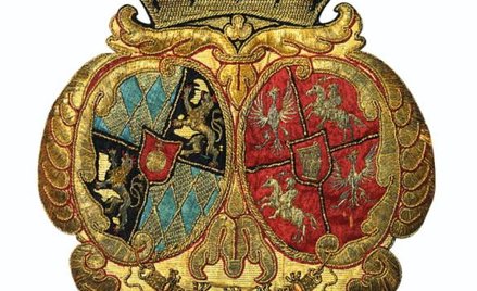 Herb Teresy Kunegundy Sobieskiej i jej męża Maksymiliana II Emanuela