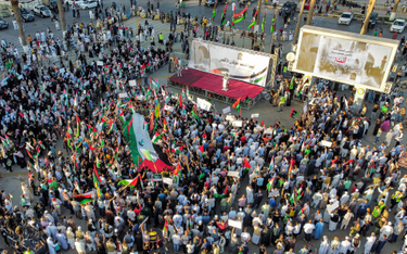 Propalestyńska demonstracja w Trypolisie