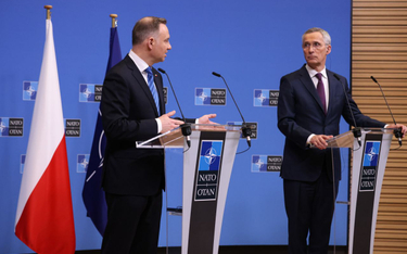 Duda po rozmowie z szefem NATO: Oczekujemy nowych planów bezpieczeństwa dla regionu