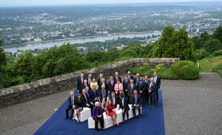 Uczestnicy szczytu grupy G7