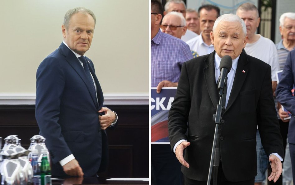 Donald Tusk i Jarosław Kaczyński