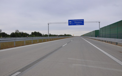 Nowy odcinek autostrady A1 na razie będzie protezą
