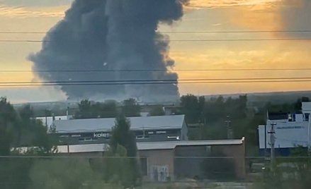 W nocy ukraiński dron trafił w magazyn firmy Ozon