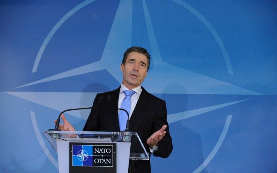 Sekretarz generalny NATO Anders Fogh Rasmussen