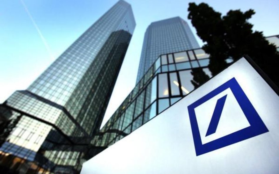 Akcje Deutsche Banku drożeją na giełdzie we Frankfurcie nawet o ponad 10 proc.