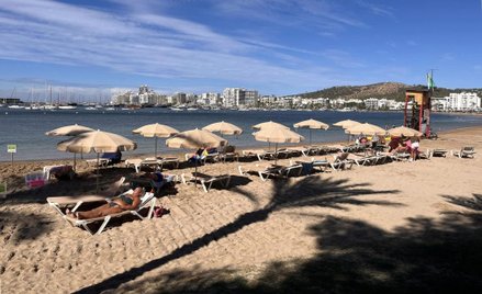 Plaża na Ibizie