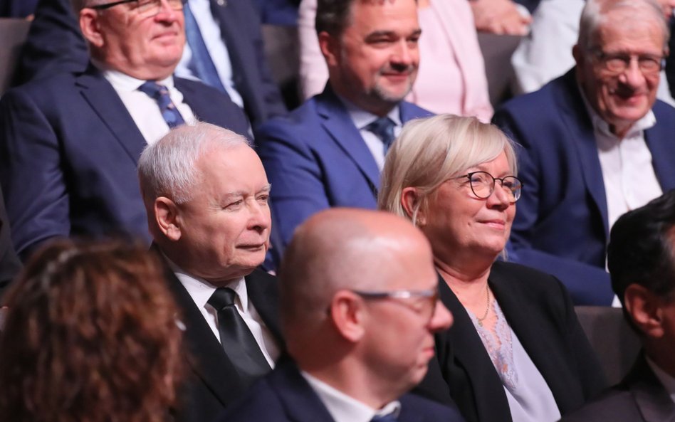 Jarosław Kaczyński i Julia Przyłębska