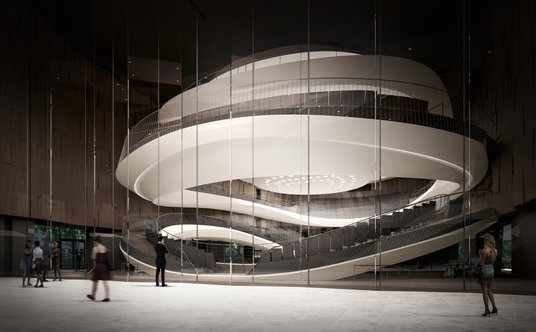 Projekt siedziby Sinfonii Varsovii w Warszawie.