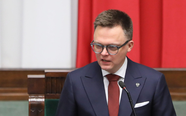 Marszałek Sejmu Szymon Hołownia (Polska 2050)