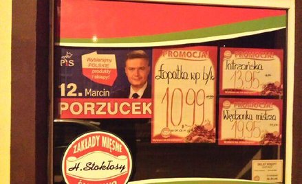 Jeden z plakatów kandydata PiS