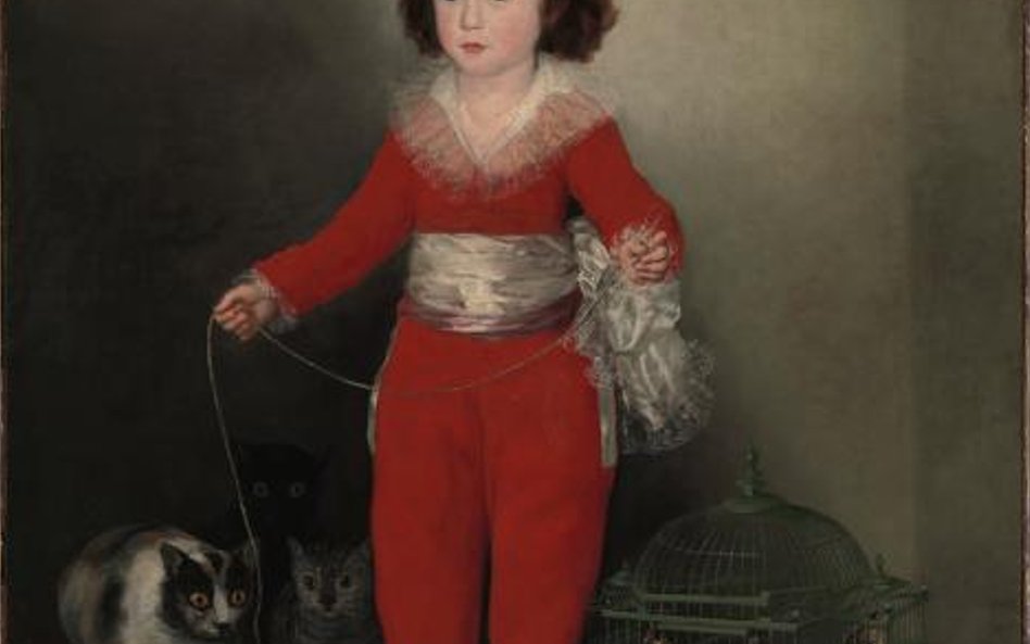 „Manuel Osorio Manrique de Zu?iga” (1788). Wielkie oczy chłopca – i kotów