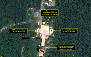 Korea Północna likwiduje bazę w Sohae. Potwierdzają to zdjęcia satelitarne