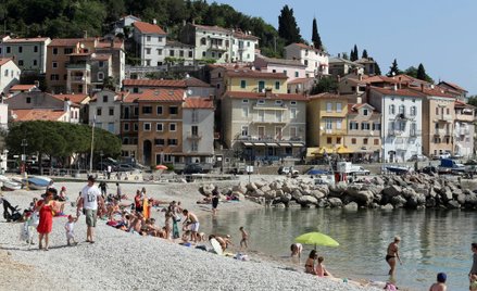 Mošćenička Draga to jeden z kurortów Riwiery Opatijskiej, do której można dotrzeć z Polski pociągiem