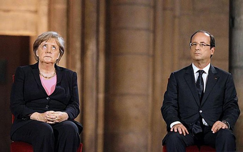 Reims 2012 Angela Merkel i François Hollande