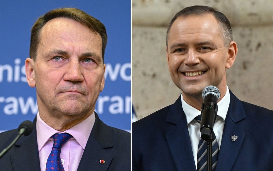 Radosław Sikorski i Karol Nawrocki