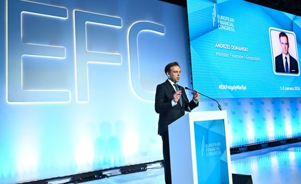 Minister finansów i gospodarki Andrzej Domański