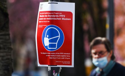 W centrum Bonn, w Nadrenii Północnej-Westfalii, jest nakaz noszenia maseczek specjalistycznych