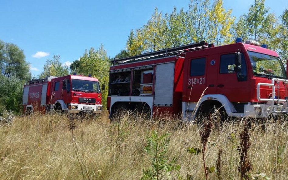 Pożar składowiska odpadów pod Nową Solą