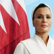 Moza bint Naser (po spotkaniu z kanclerz Merkel w 2010 r.)